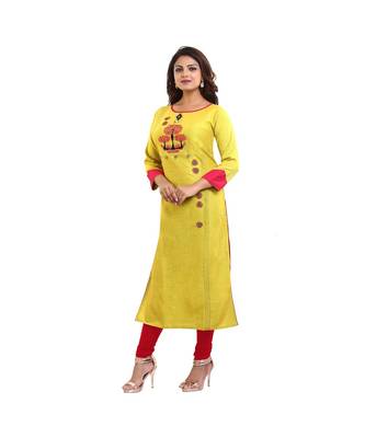 Designer green embroidered Kurta For Women 2