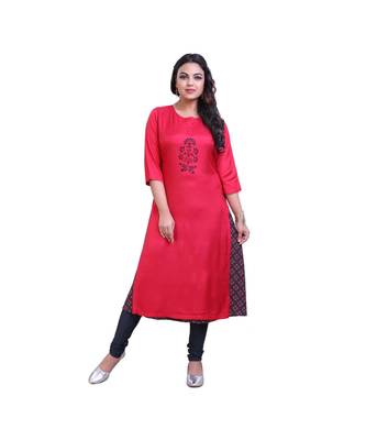 Pink Kurta with attached Jacket For Women 1