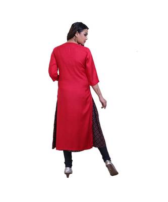 Pink Kurta with attached Jacket For Women 4