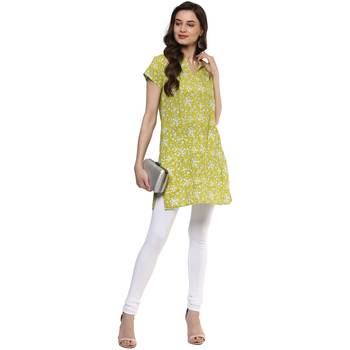 Green Printed Cotton Tunics 1