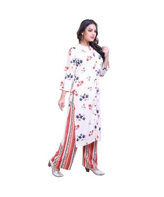 Red Kurta With Palazzo For Women 2