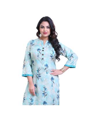 Floral print kura with Palazzo For Women 5