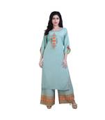 Embroidery Kurta with palazzo For Women