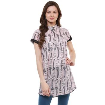 White Printed Cotton Tunics 2