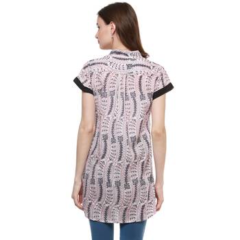 White Printed Cotton Tunics 3