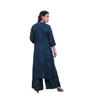 embellished kurta with palazzo For Women 4