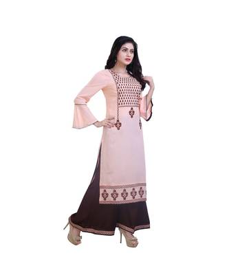 embroidered Kurta with Palazzo For Women 2
