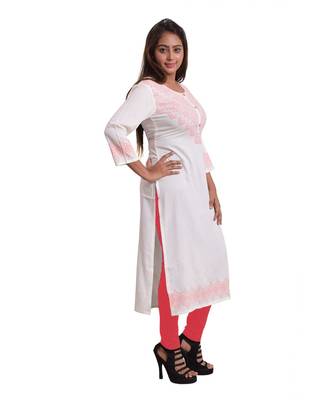 Pink Printed Kurti For Women 2