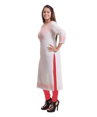 Pink Printed Kurti For Women 3