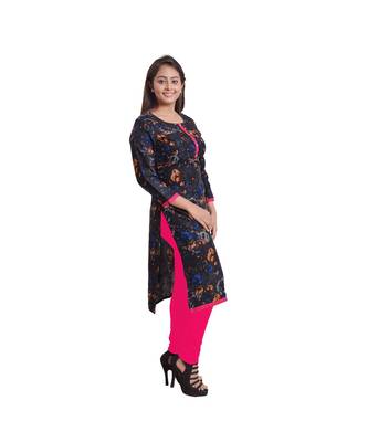 Blue Printed Kurti For Women 1