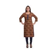Blue Printed kurti For Women