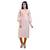 Striped embroidered kurta For Women