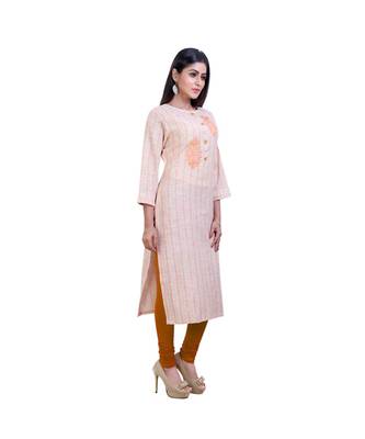 Striped embroidered kurta For Women 2