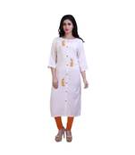 Floral embroidered Kurta For Women
