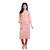 Orange Floral Printed Kurta For Women
