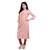 Orange Floral Printed Kurta For Women