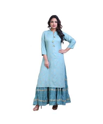 Layered floor Length Kurta For Women 1
