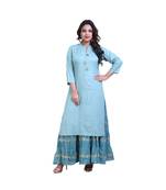 Layered floor Length Kurta For Women