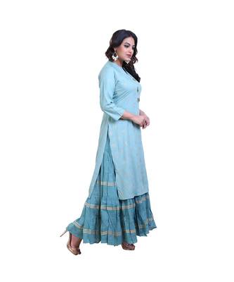 Layered floor Length Kurta For Women 2