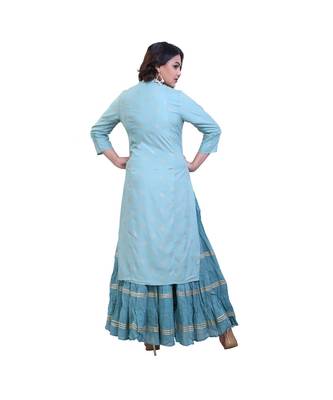 Layered floor Length Kurta For Women 4