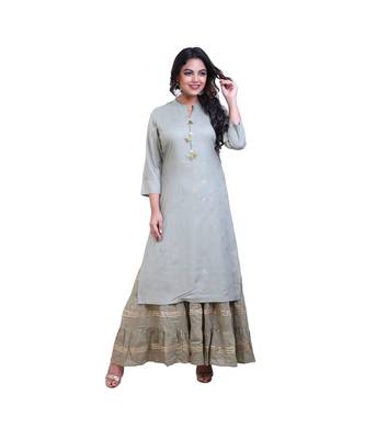 Layered Floor Length Gown For Women 1
