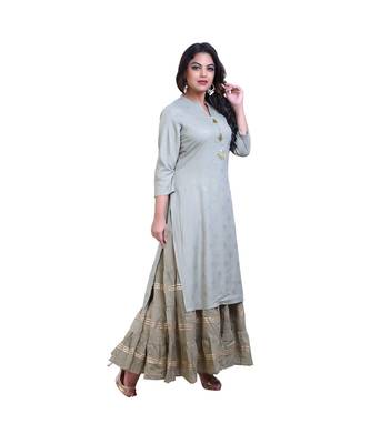 Layered Floor Length Gown For Women 2