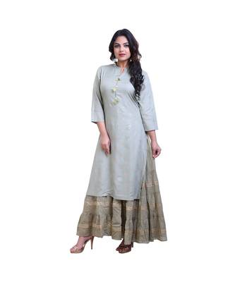 Layered Floor Length Gown For Women 3