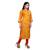 Mustard Printed Kurta For Women