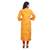 Mustard Printed Kurta For Women