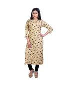 Striped cream Kurta For Women