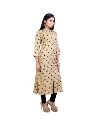 Striped cream Kurta For Women 2