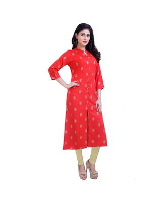 Red Kurta For Women 1
