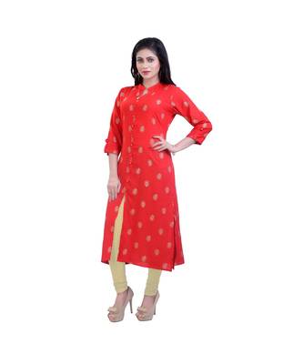 Red Kurta For Women 2