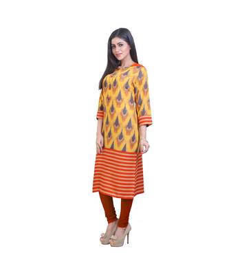 Yellow Kurta For Women 1