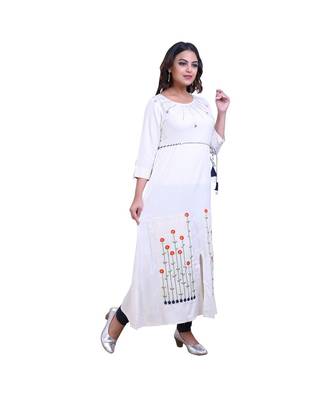 Offwhite Kurta For Women 2