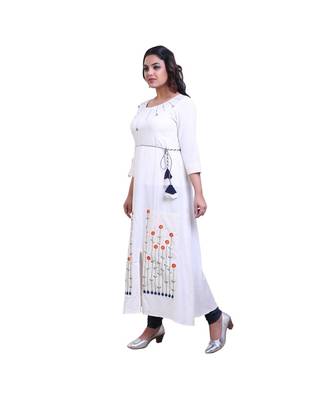 Offwhite Kurta For Women 3