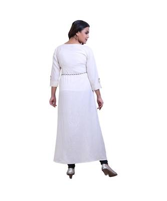 Offwhite Kurta For Women 4