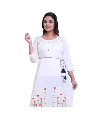 Offwhite Kurta For Women 5