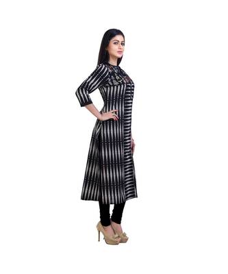 Black printed Kurta For Women 2