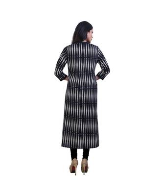 Black printed Kurta For Women 4