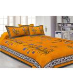 multicolor floral print cotton bed sheets