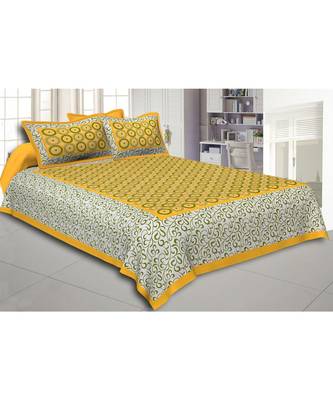 multicolor floral print cotton bed sheets 1