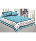 multicolor floral print cotton bed sheets