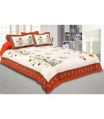 multicolor floral print cotton bed sheets