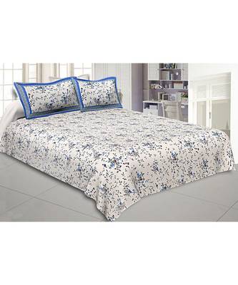 multicolor floral print cotton bed sheets 1