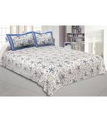 multicolor floral print cotton bed sheets