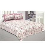 multicolor floral print cotton bed sheets
