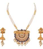 Gold crystal pendants