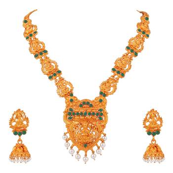 Green crystal necklaces 1