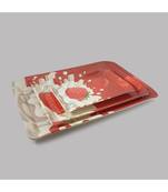 Ferrari Red Strawberry High Grade Melamine Serving Plates